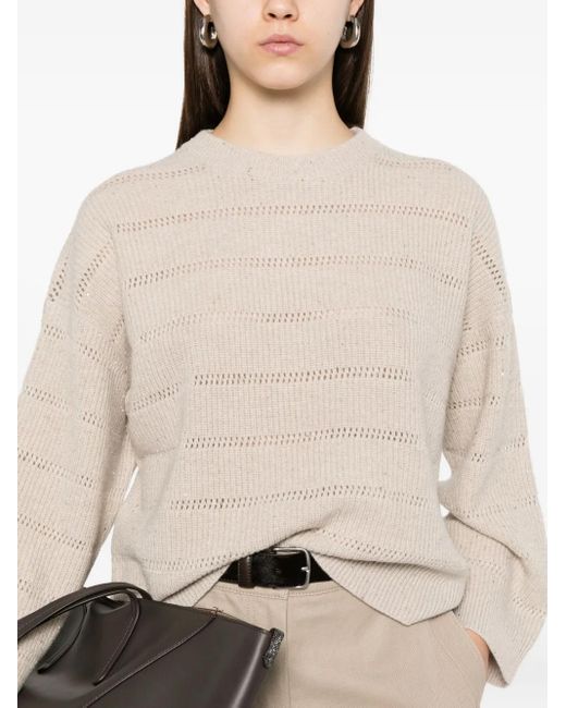 Brunello Cucinelli Natural Sweaters