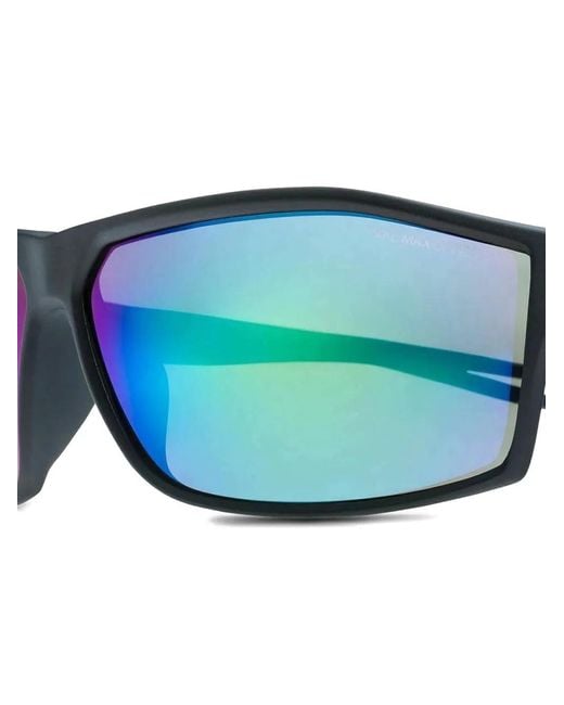 Nike Blue Intersect Rectangle-Frame Sunglasses for men