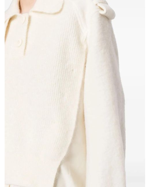 Pull À Col Ouvert JNBY en coloris White