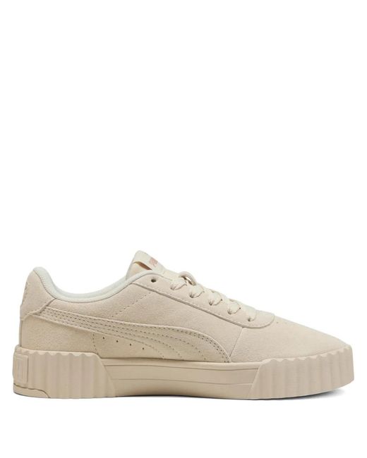 PUMA White Carina 3.0 Sd Platform Sneakers