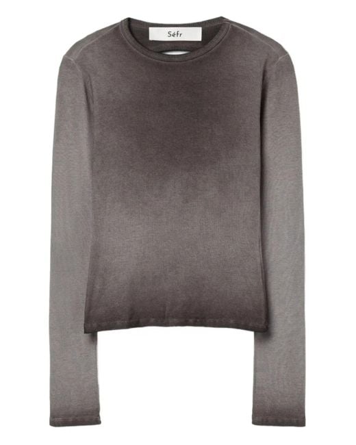 Séfr Gray Mabel Longsleeve Top