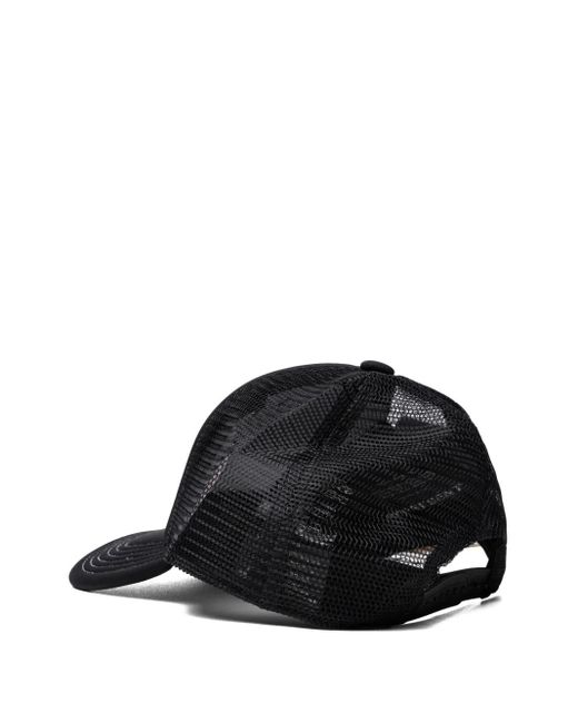 Represent Black Embroidered Mesh Cap Hat for men