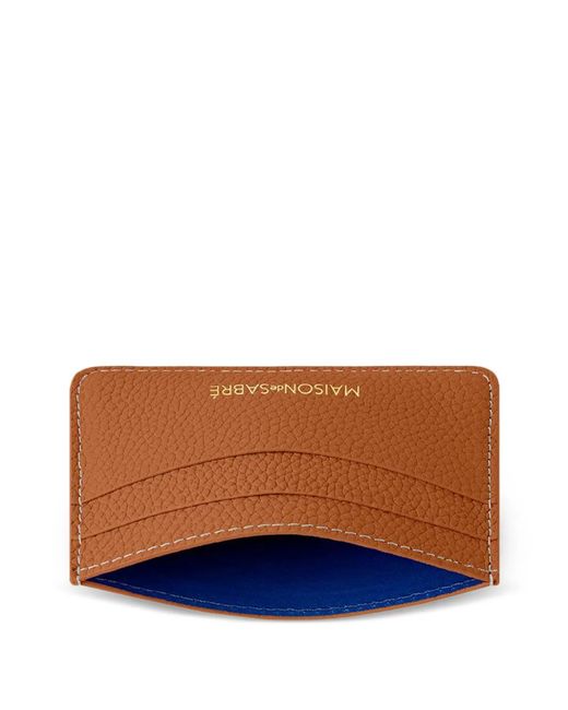 Maison De Sabre Brown Leather Card Holder