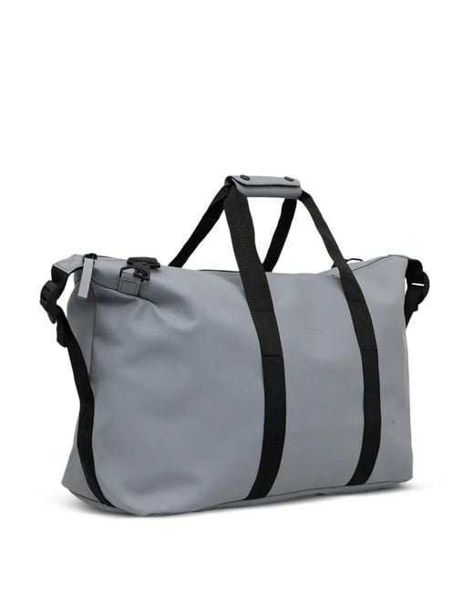 Rains Black Hilo Weekend Holdall Bag