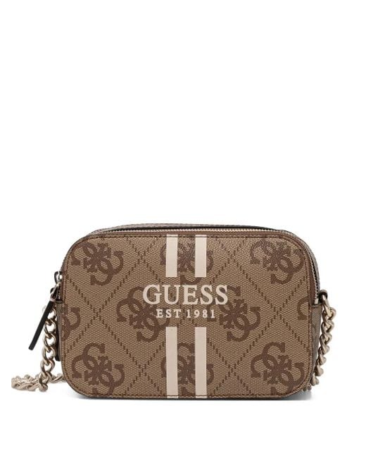 Guess Brown Noelle 4G Crossbody Bag