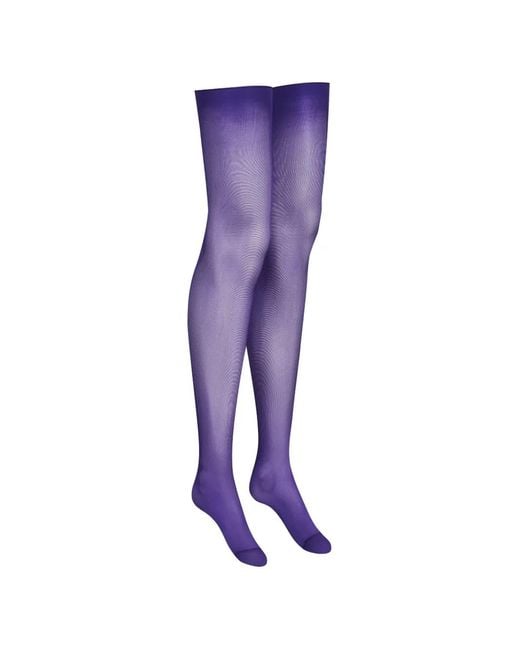 Scandale Purple Sheer Stockings