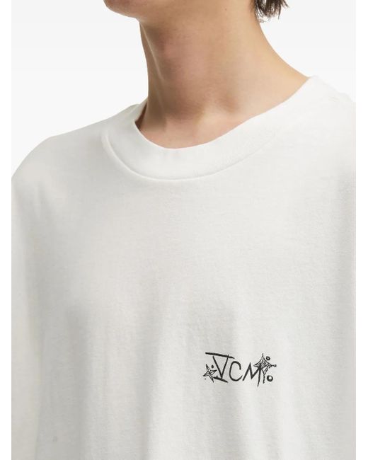 FIVE CM White Long-Sleeve T-Shirt for men