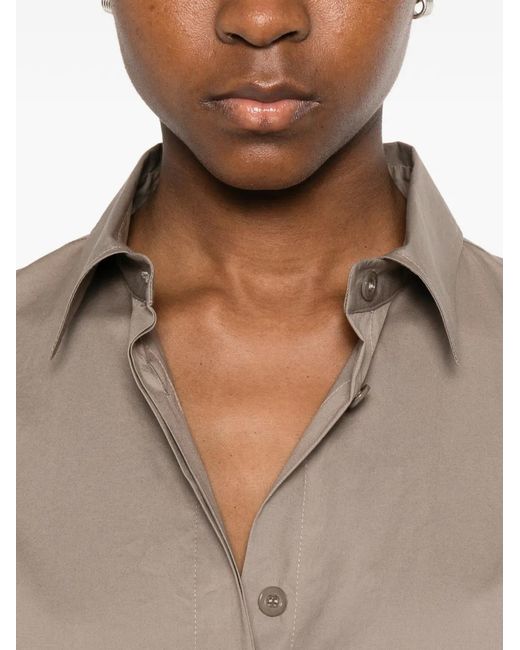 Peserico Button-Down Blousejurk in het Natural