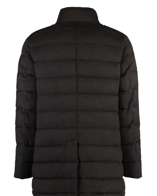 Moorer Black Calegari Coat for men
