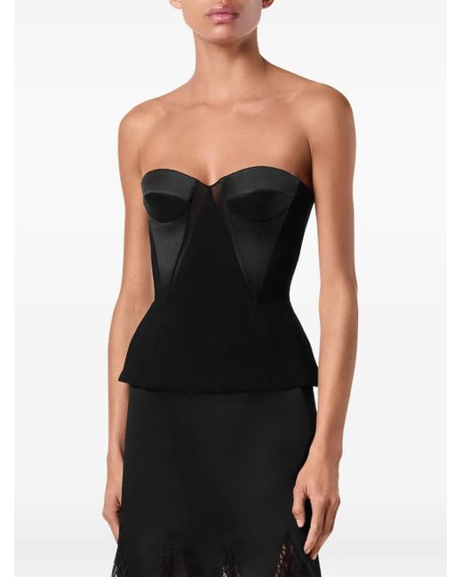 Versace Black Off-Shoulder Corset