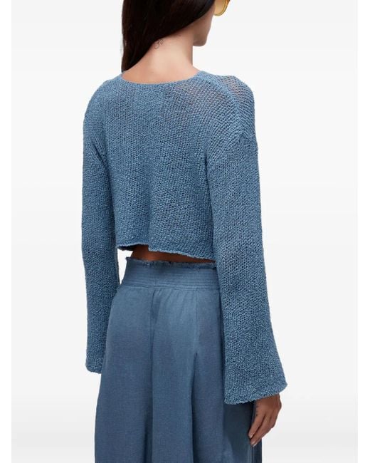 Osklen Blue Pullover Mit Glockenärmeln