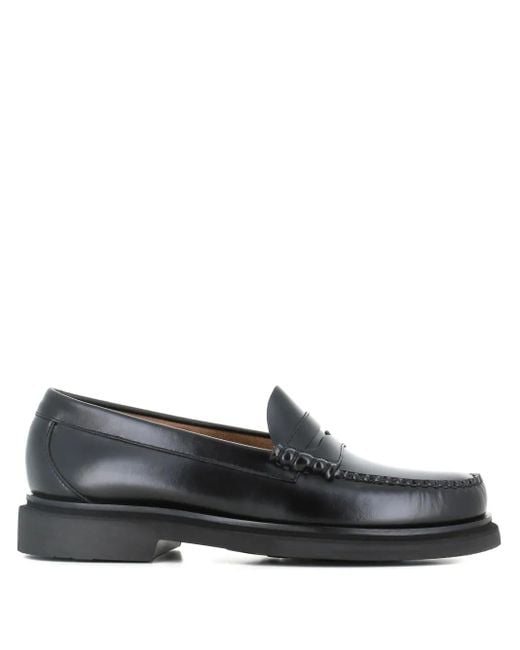 G.H.BASS Leren Loafers in het Gray voor heren