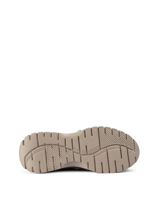 Doucal's White Openwork Leather Sneakers
