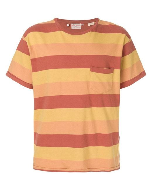 Levi's Orange 1940s Striped Cotton-jersey T-shirt for men