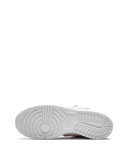 Nike White X Parra Sb Dunk Low Sneakers