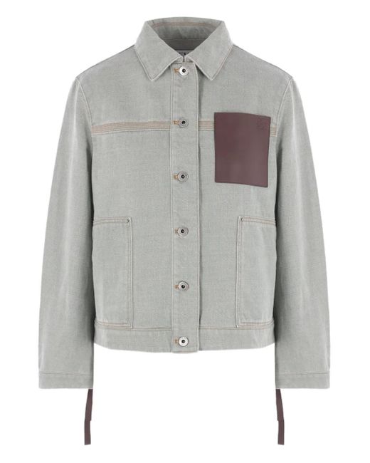 Loewe パッチポケット デニムジャケット Gray