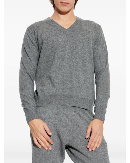 Entire studios Gray V-Neck Sweater
