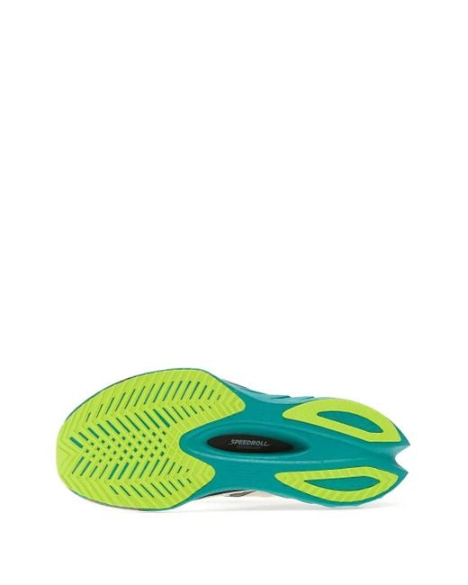 メンズ Saucony Endorphin Pro 4 メッシュパネル スニーカー Blue