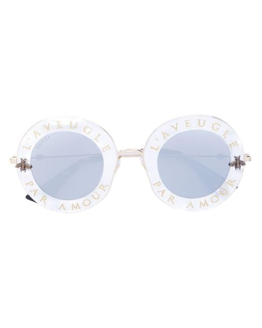 Gucci Multicolor 'L'Aveugle Par Amour' Sonnenbrille