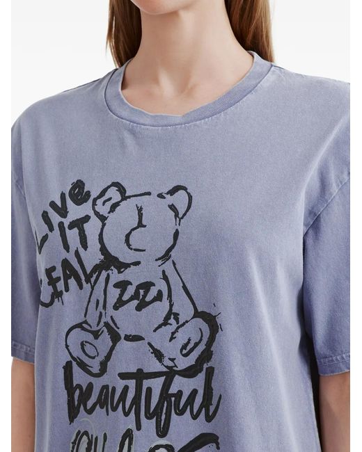Izzue Blue Graphic T-Shirt