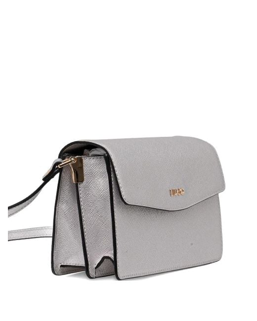 Liu Jo Gray Caliwen Umhängetasche im Metallic-Look