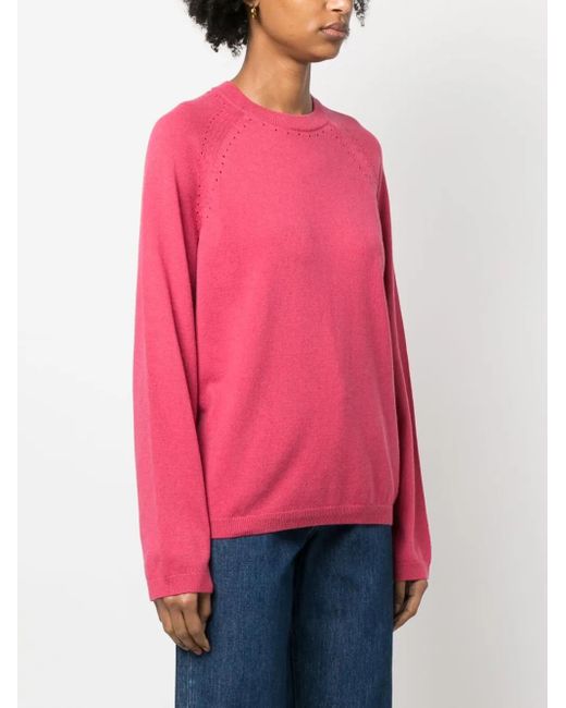 A.P.C. Pink Cut-Out Jumper