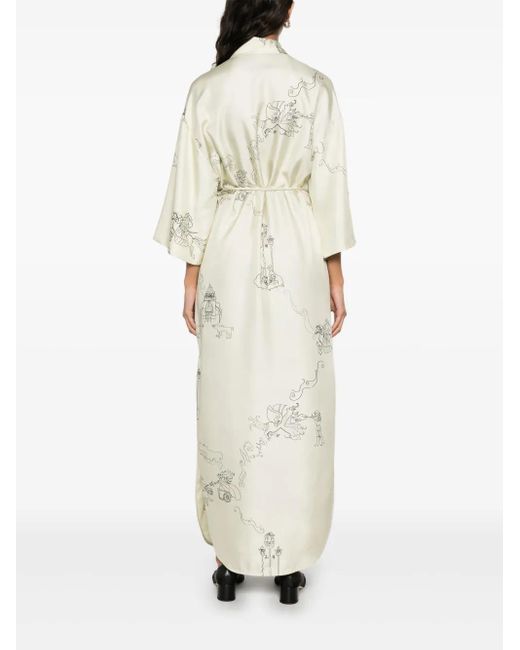 Nanushka White Damala Midi Dress