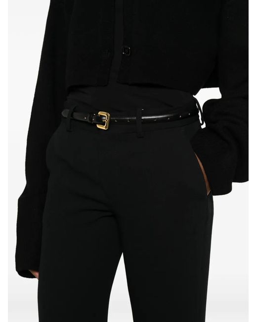 Totême  Black Kick Flared Trousers