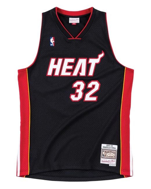 Jersey Shaq O'Neal 32 Mitchell & Ness de hombre de color Black