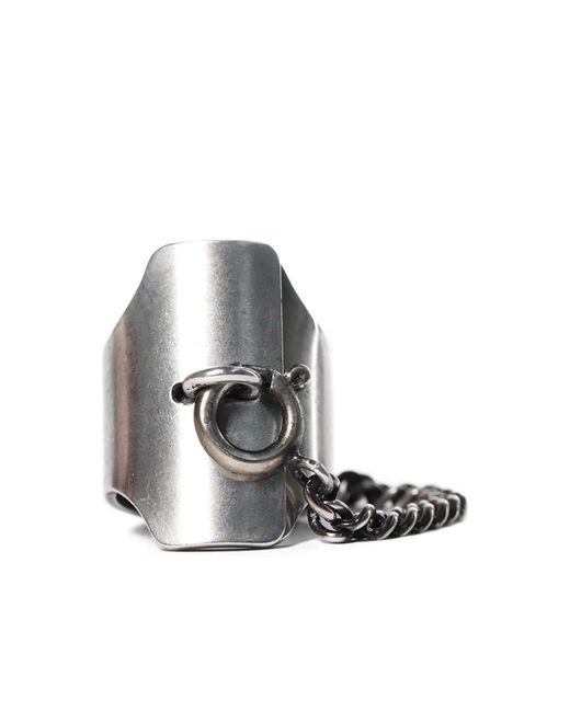 Ann Demeulemeester Martine Ring in White für Herren