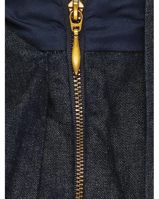 Zimmermann Blue Zip Blouse