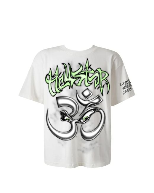 HELLSTAR Gray Reach Your Inner Peace Yoga T-Shirt for men