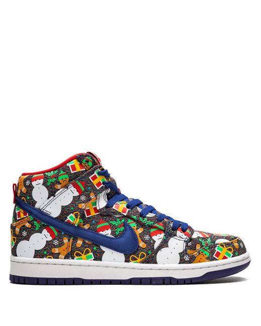 Nike Sb Dunk High Trd Qs 'ugly Christmas Sweater' Shoes in Blue for Men |  Lyst Australia
