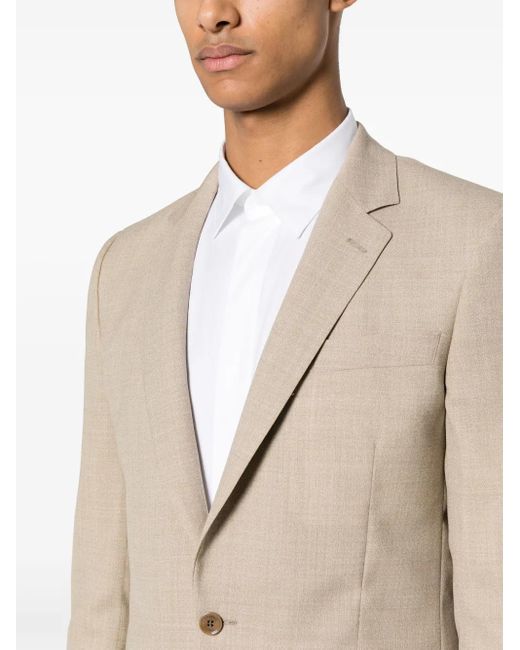 Fursac Natural Mélange Virgin-Wool Blazer for men