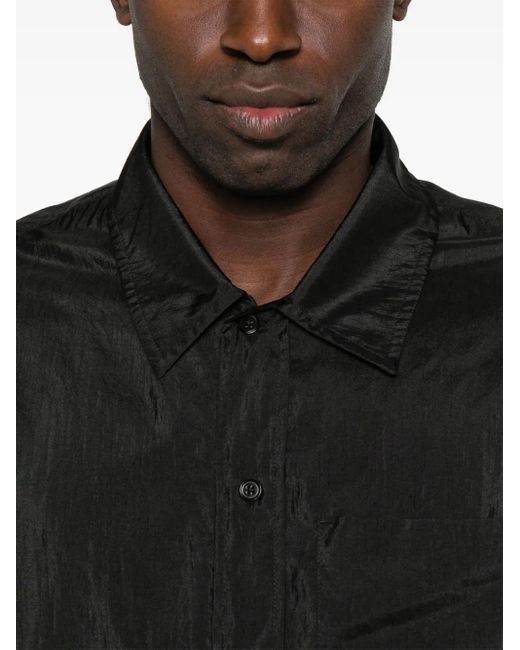 Jil Sander Black Short Sleeve Shirt for men