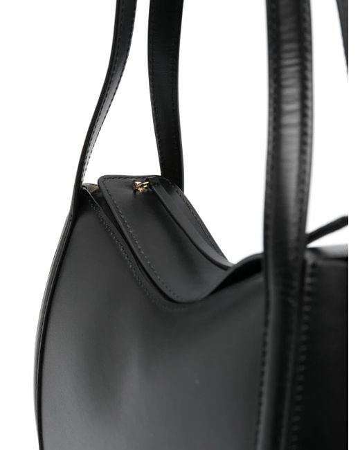Wandler Black Lin Mini Leather Shoulder Bag