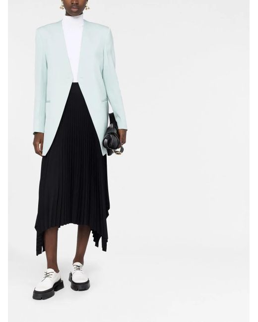 Jil Sander Blue Wool Single-breasted Jacket