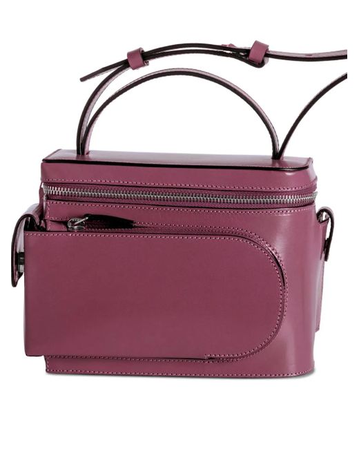 Merryl Tielman Purple Esther Zip-Fastening Cross Body Bag