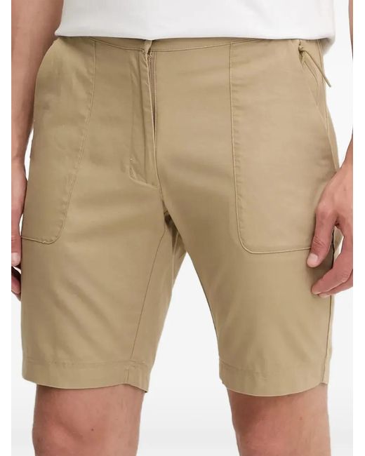 Quiksilver Natural Logo-Patch Elasticated-Waist Shorts for men