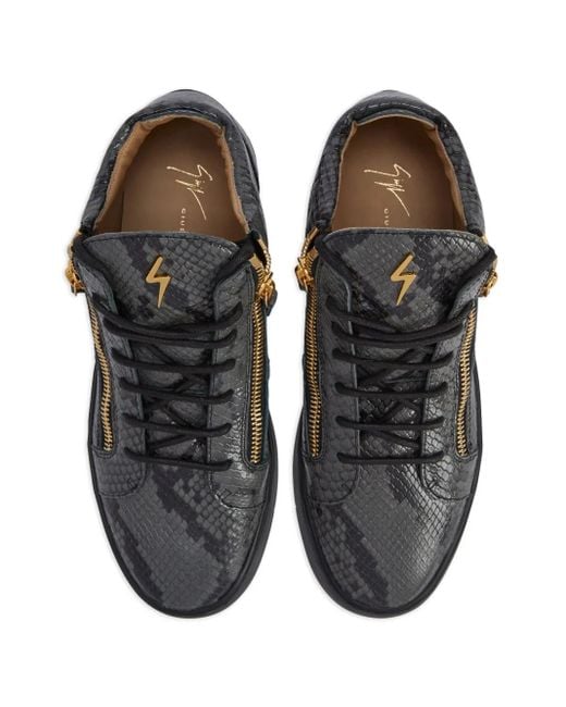 Giuseppe Zanotti Kriss Sneakers Mit Python-Effekt in Black für Herren