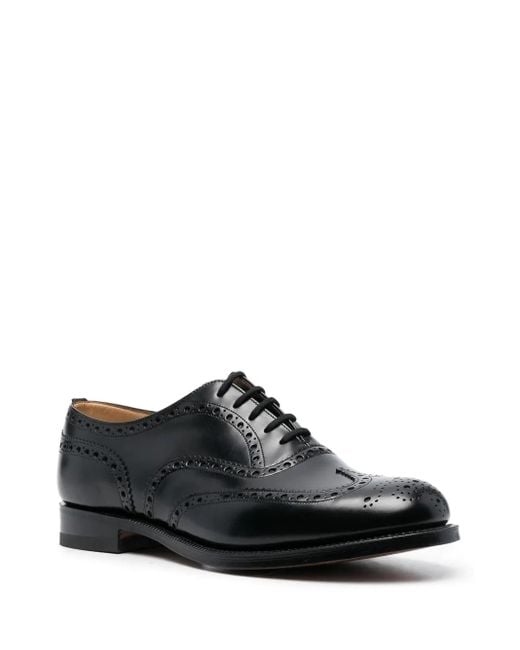 Church's Black Leather Oxford Shoes for men