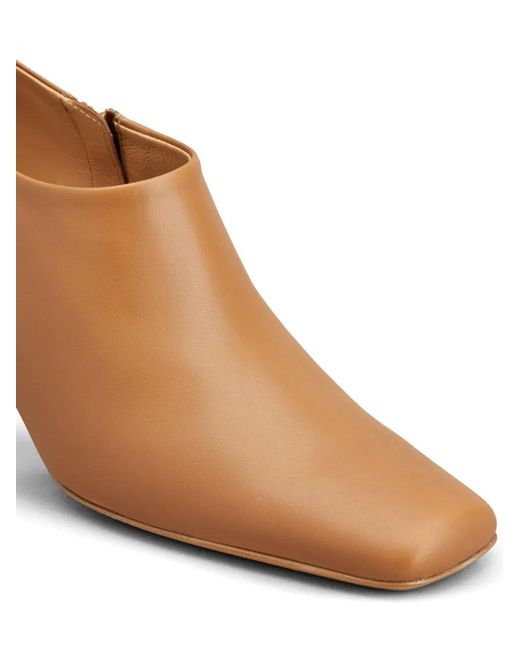Tod's Brown Square-Toe 85Mm Leather Boots