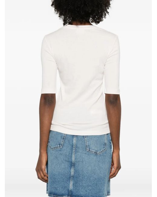Closed White Short-Sleeve T-Shirt
