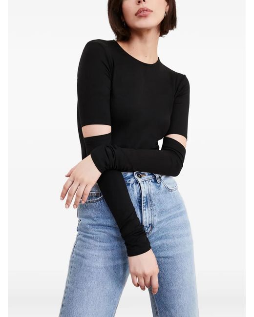 MARCELLA Black Indra Long-Sleeve Top