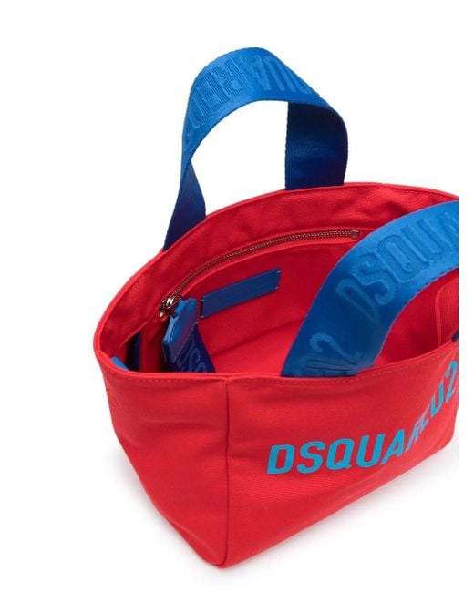 DSquared² Red Kleine Handtasche Mit Logo-Print