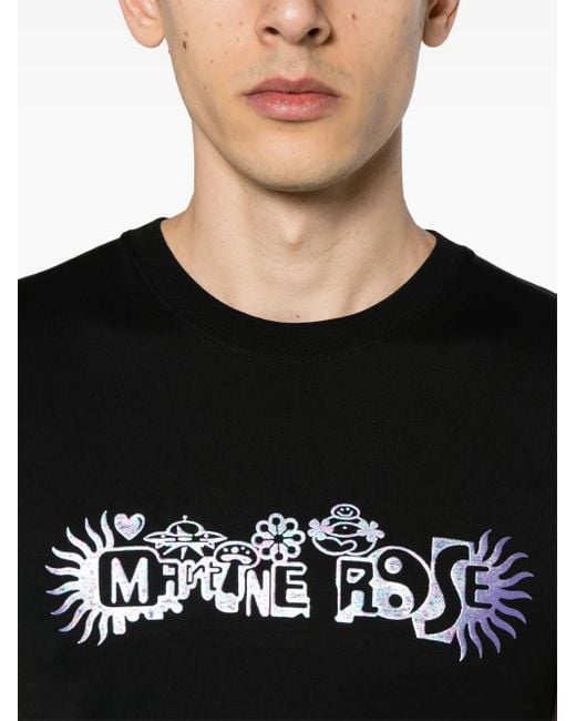 Martine Rose Katoenen T-Shirt Met Logoprint in het Black voor heren
