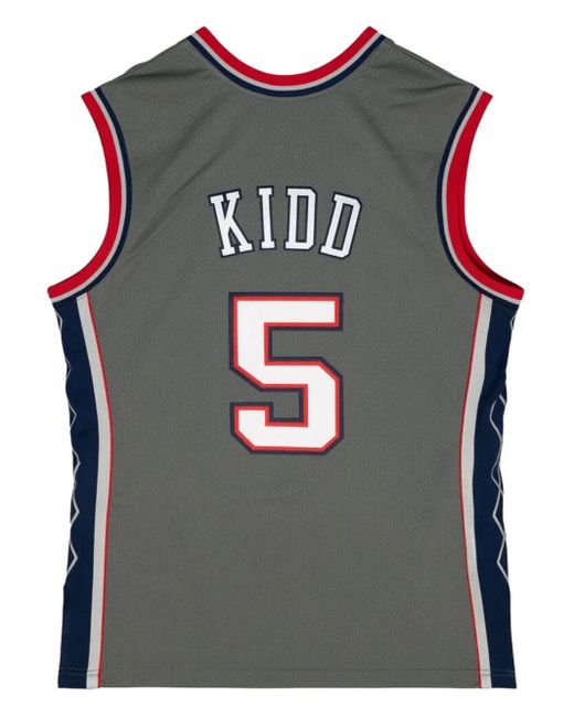 Mitchell & Ness Gray "Nba New Jersey Nets 2004 Jason Kidd" Alt Jersey for men