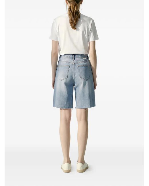 Hey Joanie Blue Coastal Breeze 90's Distressed Shorts