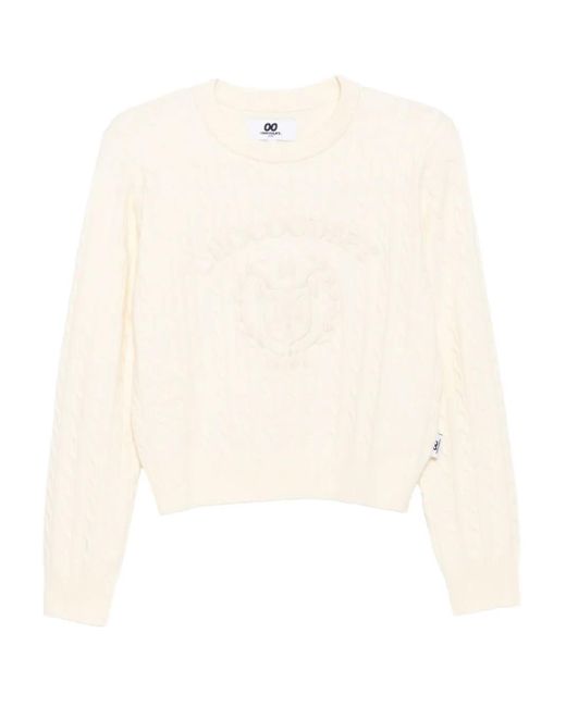 Pull À Logo Brodé Chocoolate en coloris White