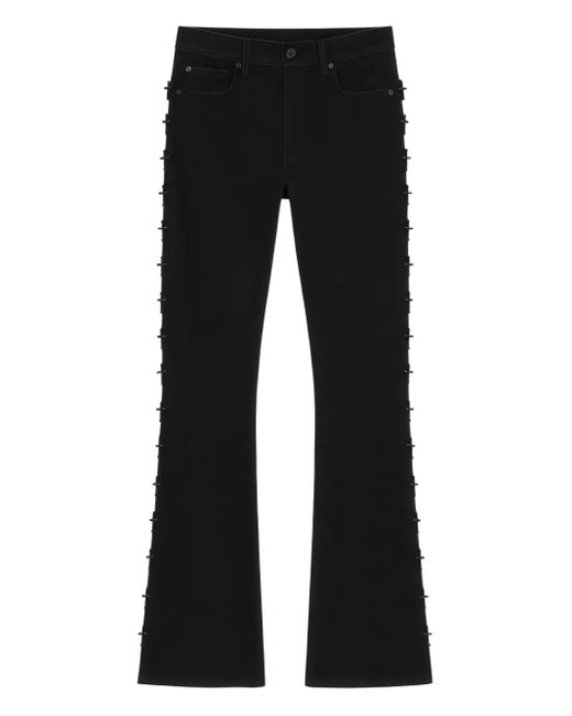 Vaqueros rectos con apliques GUAPI de hombre de color Black